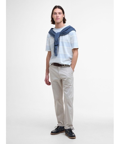 Barbour(バブアー)の「Spilman ストライプ Tシャツ(Tシャツ/カットソー・メンズ・ネイビー/ブルー・SMALL/MEDIUM/LARGE)」の9枚目の写真
