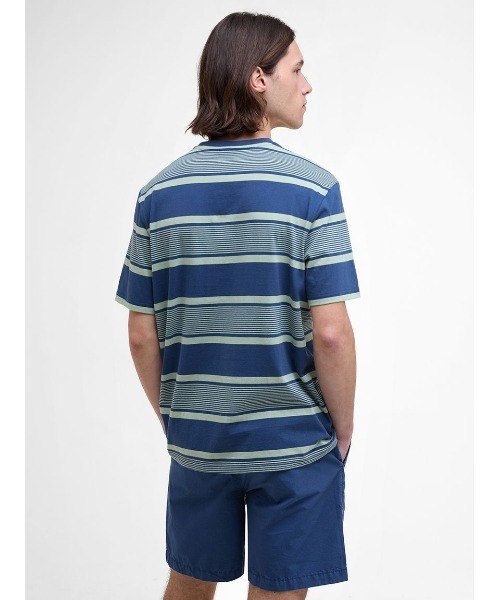 Barbour(バブアー)の「Spilman ストライプ Tシャツ(Tシャツ/カットソー・メンズ・ネイビー/ブルー・SMALL/MEDIUM/LARGE)」の16枚目の写真