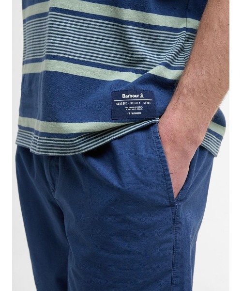 Barbour(バブアー)の「Spilman ストライプ Tシャツ(Tシャツ/カットソー・メンズ・ネイビー/ブルー・SMALL/MEDIUM/LARGE)」の4枚目の写真