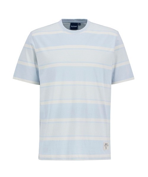 Barbour(バブアー)の「Spilman ストライプ Tシャツ(Tシャツ/カットソー・メンズ・ネイビー/ブルー・SMALL/MEDIUM/LARGE)」の5枚目の写真