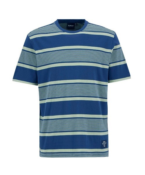 Barbour(バブアー)の「Spilman ストライプ Tシャツ(Tシャツ/カットソー・メンズ・ネイビー/ブルー・SMALL/MEDIUM/LARGE)」の7枚目の写真