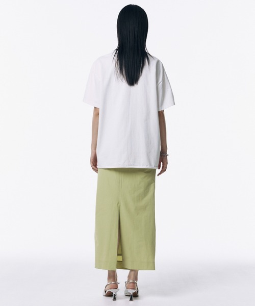 JOSE MOON(ジョゼムーン)の「JOSEMOON LOGO OVER TSHIRT with PEARL/ジョゼムーンロゴオーバーTシャツ(Tシャツ/カットソー・レディース・ブラック/ホワイト/グレー・FREE)」の15枚目の写真