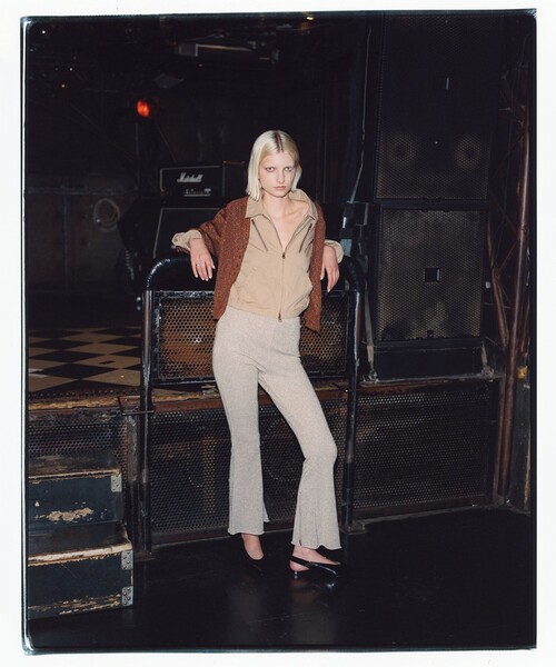 maturely（マチュアリー）の「【1/15再値下げ】maturely / コットン シルク ジッパー ブルゾン（ブルゾン・レディース・ベージュ/ブラック・0/1）」の12枚目の写真