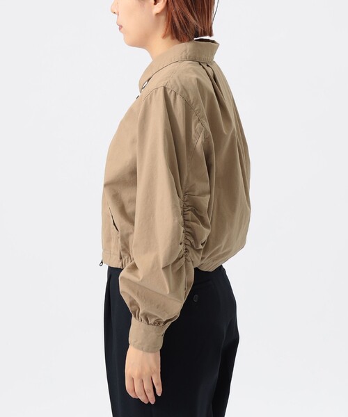 maturely（マチュアリー）の「【1/15再値下げ】maturely / コットン シルク ジッパー ブルゾン（ブルゾン・レディース・ベージュ/ブラック・0/1）」の15枚目の写真