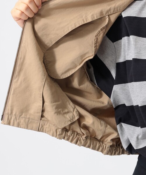 maturely（マチュアリー）の「【1/15再値下げ】maturely / コットン シルク ジッパー ブルゾン（ブルゾン・レディース・ベージュ/ブラック・0/1）」の21枚目の写真