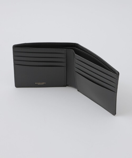 BLACK LABEL CRESTBRIDGE(ブラックレーベル・クレストブリッジ)の「エンボスチェックパスウォレット(財布・メンズ・ブラック/チャコールグレー・FREE)」の4枚目の写真