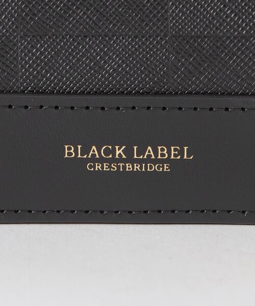 BLACK LABEL CRESTBRIDGE(ブラックレーベル・クレストブリッジ)の「エンボスチェックパスウォレット(財布・メンズ・ブラック/チャコールグレー・FREE)」の9枚目の写真