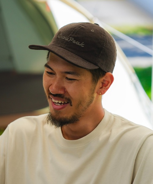 Snow Peak(スノーピーク)の「Snow Peak / Corduroy Cap コーデュロイキャップ 帽子(キャップ・メンズ・ダークグリーン/ベージュ/チャコール・ONE SIZE)」の3枚目の写真
