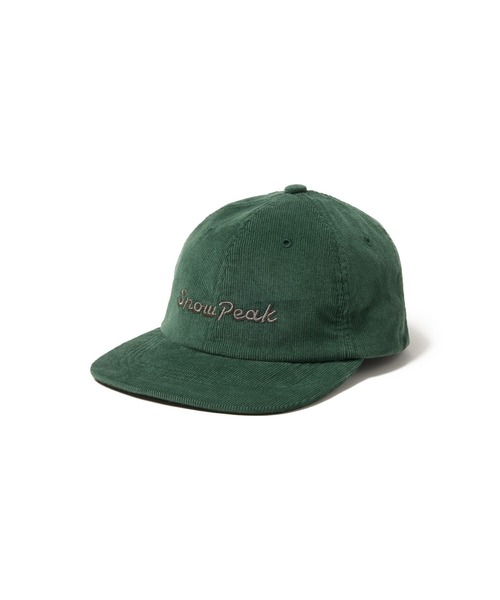Snow Peak(スノーピーク)の「Snow Peak / Corduroy Cap コーデュロイキャップ 帽子(キャップ・メンズ・ダークグリーン/ベージュ/チャコール・ONE SIZE)」の7枚目の写真