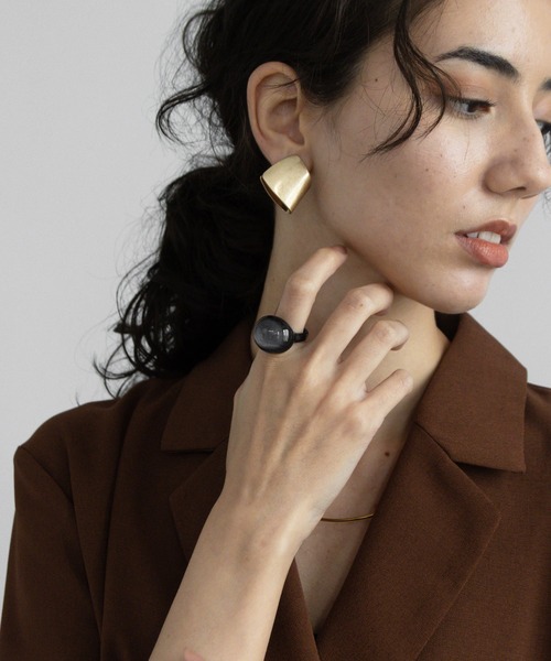 abaskdesign(アバスクデザイン)の「カラフルドロップリング(リング・レディース・オレンジ/ブラック/ブルー/クリア/レッド/ホワイト/ネイビー/ベージュ・FREE)」の22枚目の写真