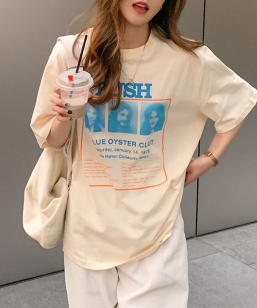 LYEON(リヨン)の「スリーショットTシャツ(Tシャツ/カットソー・レディース・グレー/ホワイト/ベージュ・FREE)」の3枚目の写真