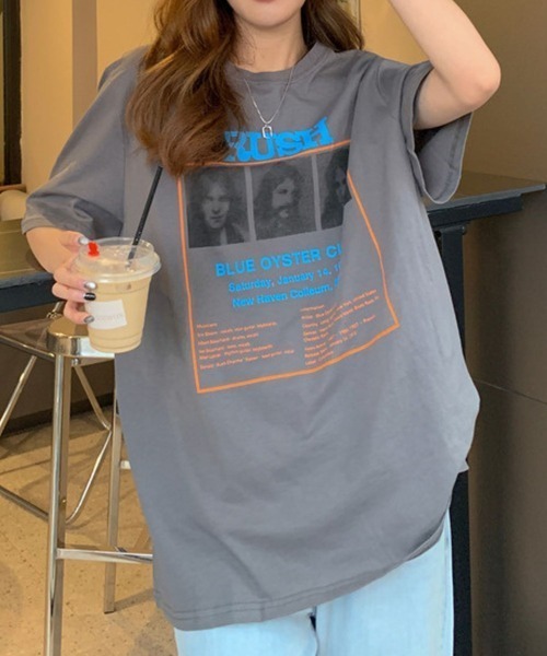 LYEON(リヨン)の「スリーショットTシャツ(Tシャツ/カットソー・レディース・グレー/ホワイト/ベージュ・FREE)」の2枚目の写真