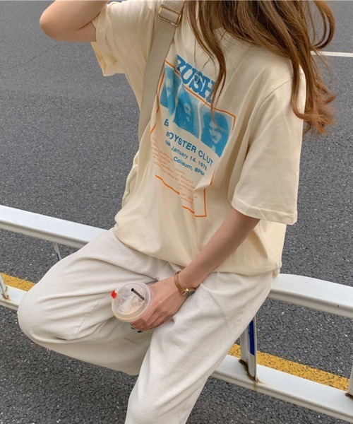 LYEON(リヨン)の「スリーショットTシャツ(Tシャツ/カットソー・レディース・グレー/ホワイト/ベージュ・FREE)」の8枚目の写真