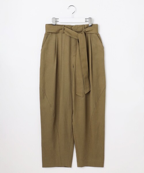 自由区(ジユウク)の「セルロースコットンチノコクーンシルエット パンツ(その他パンツ・レディース・オリーブ系/ベージュ系・40/38)」の8枚目の写真