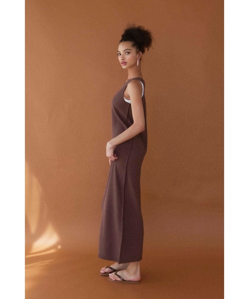 セール】Cotton Knit Long Dress /ニットロングワンピ
