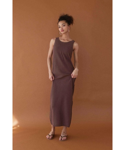 セール】Cotton Knit Long Dress /ニットロングワンピ