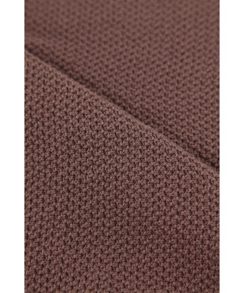 ALEXIA STAM（アリシアスタン）の「Cotton Knit Long Dress /ニットロングワンピ（ワンピース・レディース・ブラウン/ベージュ・M/S）」の17枚目の写真