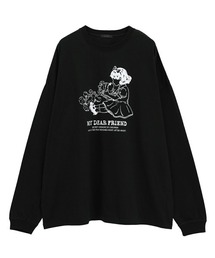 Candy Stripper | MY DEAR FRIEND L/S Tシャツ(Tシャツ/カットソー)