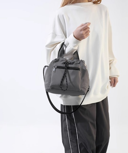 Miniministore(ミニミニストア)の「巾着ショルダーバッグ レディース 小さめ(ショルダーバッグ・レディース・ブラック/ベージュ/ダークグレー・FREE)」の15枚目の写真