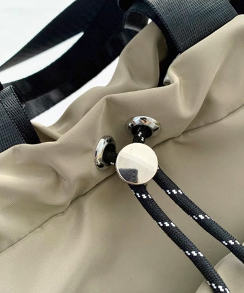 Miniministore(ミニミニストア)の「巾着ショルダーバッグ レディース 小さめ(ショルダーバッグ・レディース・ブラック/ベージュ/ダークグレー・FREE)」の21枚目の写真