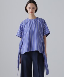 専用　アドーア　お袖ふんわり　ブラウス　ネイビー　紺色 ADORE｜アドーアのシャツ/ブラウス（ブルー・ネイビー/青色系