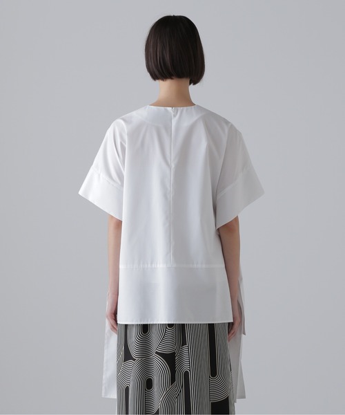 ADORE(アドーア)の「コンパクトコットンブラウス(シャツ/ブラウス・レディース・ホワイト/ベージュ/ブルー・38)」の9枚目の写真