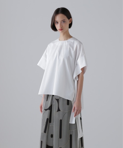 ADORE(アドーア)の「コンパクトコットンブラウス(シャツ/ブラウス・レディース・ホワイト/ベージュ/ブルー・38)」の12枚目の写真