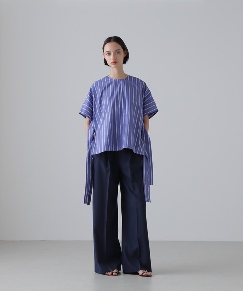 ADORE(アドーア)の「コンパクトコットンブラウス(シャツ/ブラウス・レディース・ホワイト/ベージュ/ブルー・38)」の13枚目の写真