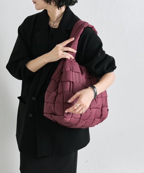 ear PAPILLONNER(イアパピヨネ)の「ライトメッシュトートバッグL(トートバッグ・レディース・ブラック/グリーン/ネイビー/ボルドー・FREE)」の16枚目の写真