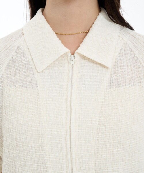トップス Tokyo スラブリブフロントジップTOP（Tシャツ/カットソー）｜PUBLIC