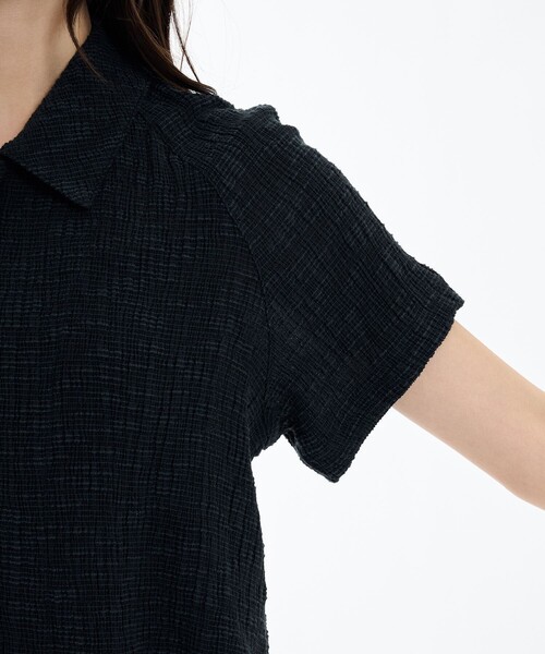 tシャツ スラブリブフロントジップTOP レディース PUBLIC TOKYO tシャツ スラブリブフロントジップTOP レディース