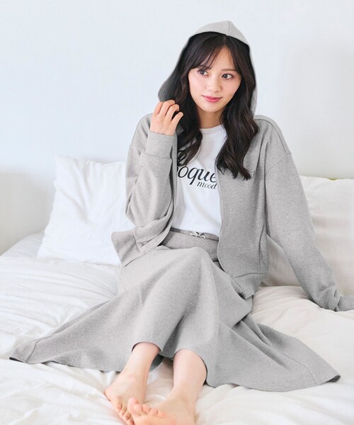 Feroux(フェルゥ)の「ゆるマーメードライン ダンボールスカート(スカート・レディース・ライトグレー系/ピンク系/ブラック系・F)」の8枚目の写真