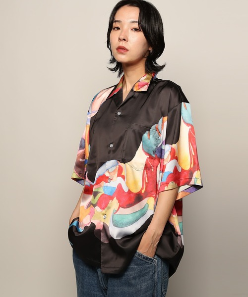 YEN TOWN MARKET(イェンタウンマーケット)の「【Nujabes】 ヌジャベス First Collection アロハシャツ(シャツ/ブラウス・メンズ・ブラック/ホワイト・M/L/XL)」の19枚目の写真