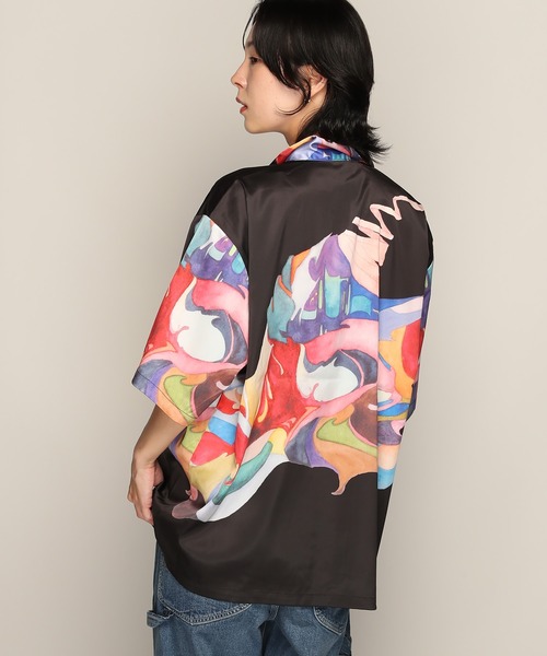 YEN TOWN MARKET(イェンタウンマーケット)の「【Nujabes】 ヌジャベス First Collection アロハシャツ(シャツ/ブラウス・メンズ・ブラック/ホワイト・M/L/XL)」の12枚目の写真