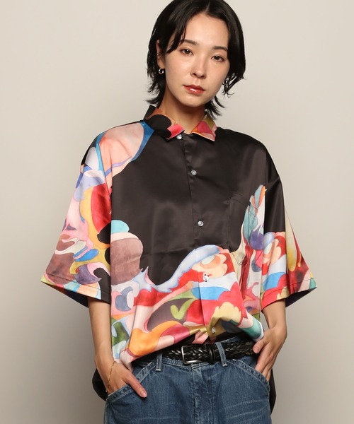 YEN TOWN MARKET(イェンタウンマーケット)の「【Nujabes】 ヌジャベス First Collection アロハシャツ(シャツ/ブラウス・メンズ・ブラック/ホワイト・M/L/XL)」の17枚目の写真