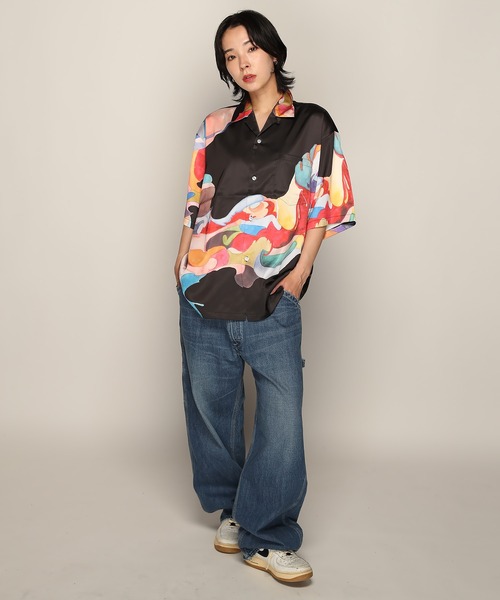 YEN TOWN MARKET(イェンタウンマーケット)の「【Nujabes】 ヌジャベス First Collection アロハシャツ(シャツ/ブラウス・メンズ・ブラック/ホワイト・M/L/XL)」の10枚目の写真
