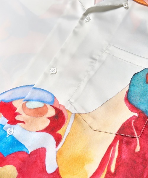 YEN TOWN MARKET(イェンタウンマーケット)の「【Nujabes】 ヌジャベス First Collection アロハシャツ(シャツ/ブラウス・メンズ・ブラック/ホワイト・M/L/XL)」の5枚目の写真