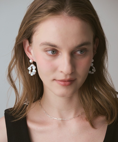 K10淡水パールピアスチャーム（チャーム）｜agete（アガット）の