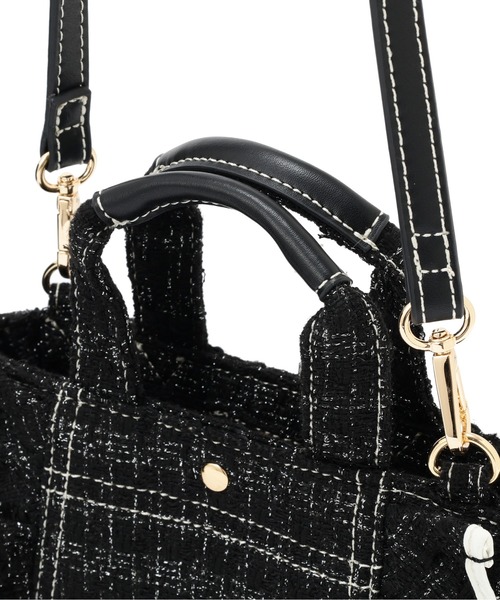 ◇＜フリルトートミニ＞ツイード（トートバッグ）｜JILL by JILL