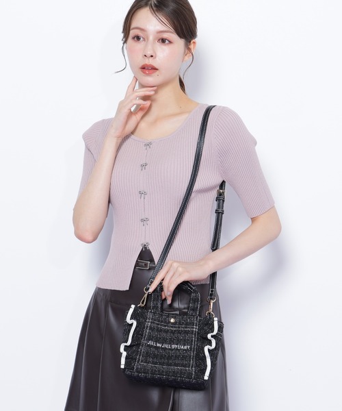 【JILLSTUART 】ホワイト✴︎ツイード JILLSTUART 】ホワイト✴︎ツイード ジルバイジルスチュアート JILL by