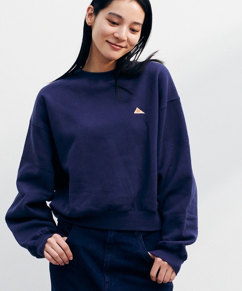 KELTY(ケルティ)の「KELTY/ケルティ ミニロゴクロップドクルーネック スウェット トレーナー(スウェット・レディース・ヘザーグレー/ホワイト/ネイビー/ベージュ/ブラック・FREE)」の22枚目の写真
