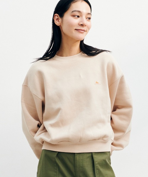 KELTY(ケルティ)の「KELTY/ケルティ ミニロゴクロップドクルーネック スウェット トレーナー(スウェット・レディース・ヘザーグレー/ホワイト/ネイビー/ベージュ/ブラック・FREE)」の19枚目の写真