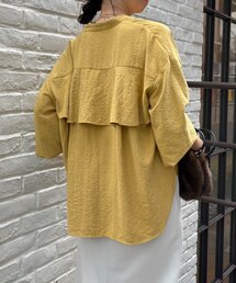 Jena espace merveilleux | ピーチスキンラッフルシャツ(シャツ/ブラウス)