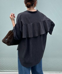 Jena espace merveilleux | ピーチスキンラッフルシャツ(シャツ/ブラウス)