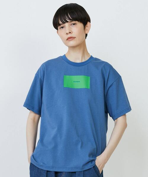 FRAPBOIS（フラボア）の「エトリーT（Tシャツ/カットソー・レディース・ブラック/ブルー/ホワイト・0/1/2）」の3枚目の写真