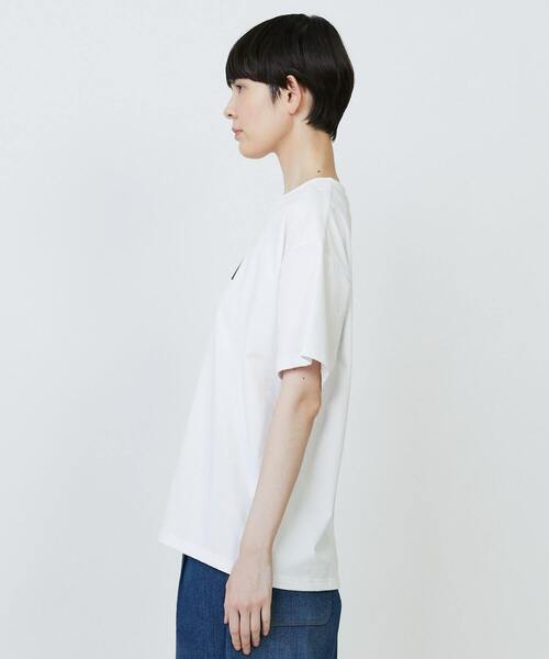 FRAPBOIS（フラボア）の「エトリーT（Tシャツ/カットソー・レディース・ブラック/ブルー/ホワイト・0/1/2）」の4枚目の写真