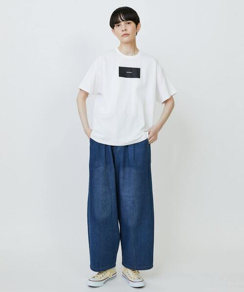 FRAPBOIS（フラボア）の「エトリーT（Tシャツ/カットソー・レディース・ブラック/ブルー/ホワイト・0/1/2）」の8枚目の写真