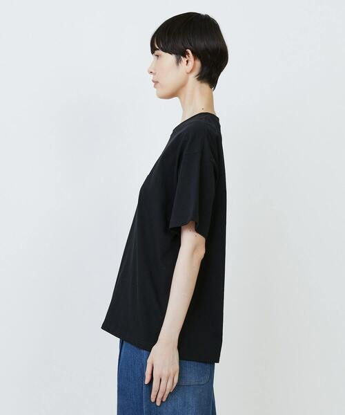 FRAPBOIS（フラボア）の「エトリーT（Tシャツ/カットソー・レディース・ブラック/ブルー/ホワイト・0/1/2）」の12枚目の写真