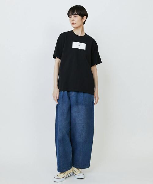 FRAPBOIS（フラボア）の「エトリーT（Tシャツ/カットソー・レディース・ブラック/ブルー/ホワイト・0/1/2）」の15枚目の写真