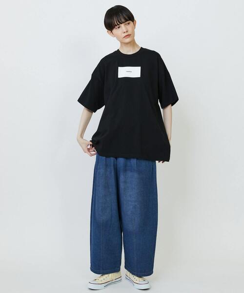 FRAPBOIS（フラボア）の「エトリーT（Tシャツ/カットソー・レディース・ブラック/ブルー/ホワイト・0/1/2）」の20枚目の写真